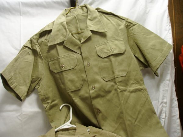 Army Khaki Shirt, Short Sleeve