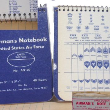 Airman's Notebook 3 X 5