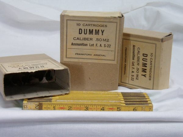Empty Shell Box, 50 Cal Ammo
