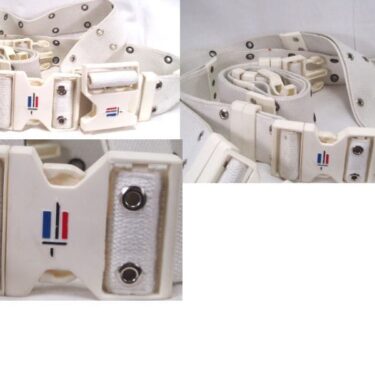 p 29167 bel2051 French Military Pistol Belt 2C White lg 3