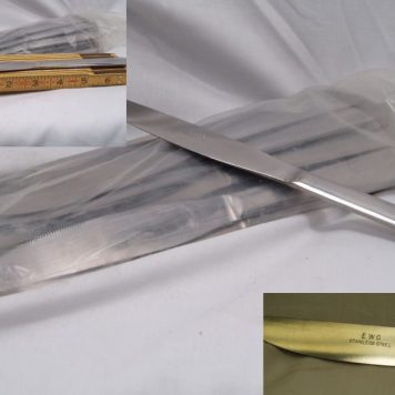 Mess Hall Utensil Table Knives, 25 Pk