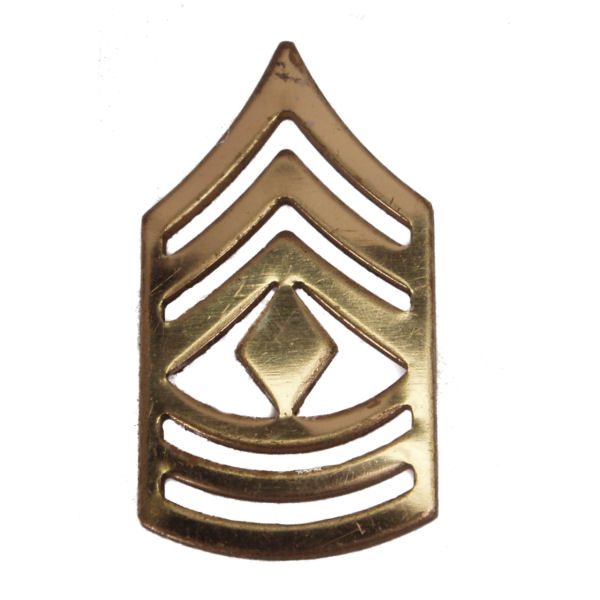 Army Pinon Collar Rank, E9, First Sgt