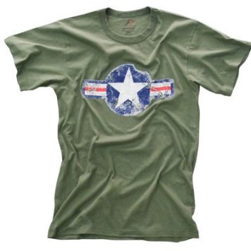 p 29524 clg2228 A Vintage Army Air Corp Olive Drab T shirt lg 2