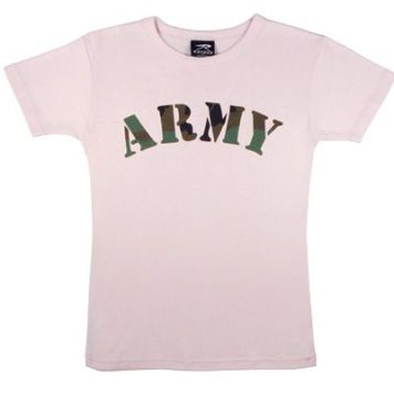 Women's Pink Army Shirt