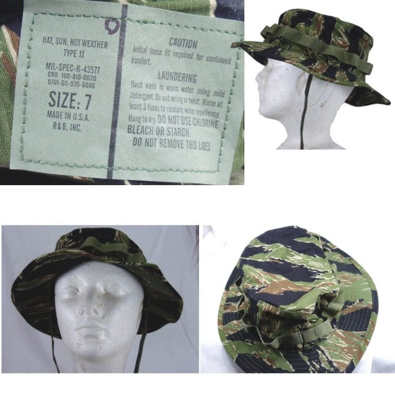 Tiger Stripe Boonie Hat, V.n Style, R & B