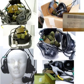 Military Headset, With Boom Mic, And Chest Switch