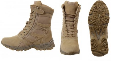 Forced Entry Side Zip Deployment Boots Desert