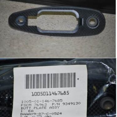 p 30418 msc2678 m16a2ar15 buttplate