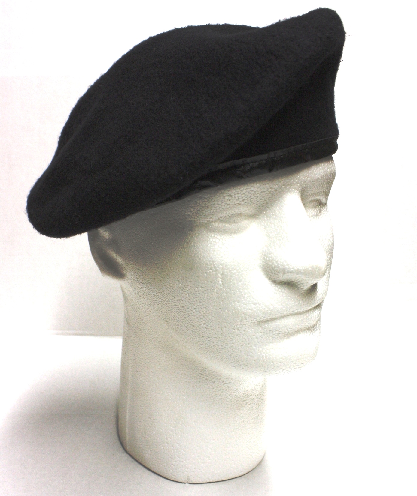 hed2694 black army beret wool 2