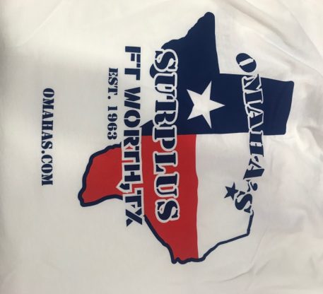 Omahas Texas T shirt rotated