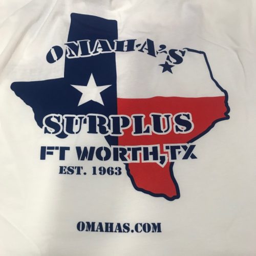 Omahas Texas T shirt rotated
