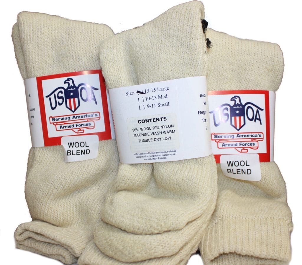 Cold Weather Type Boot Sock 80 Wool and 20 nylon. Size Large.