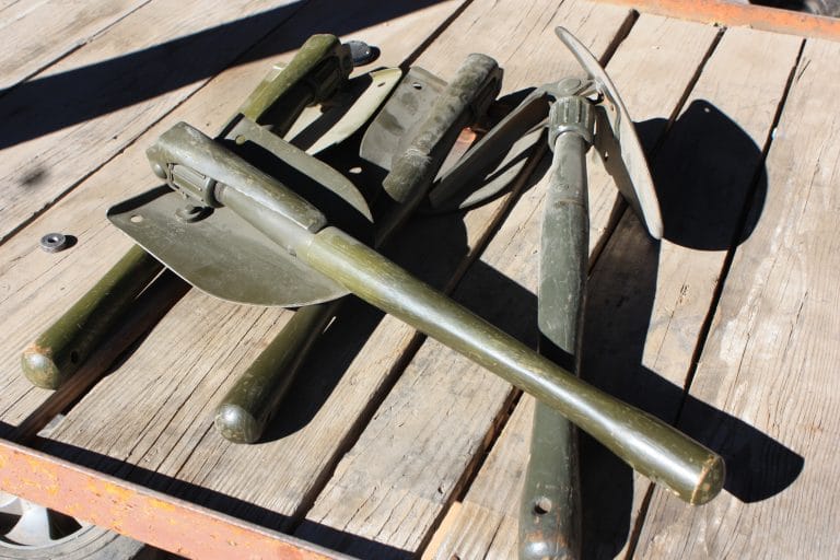 Military Shovel With Pick
