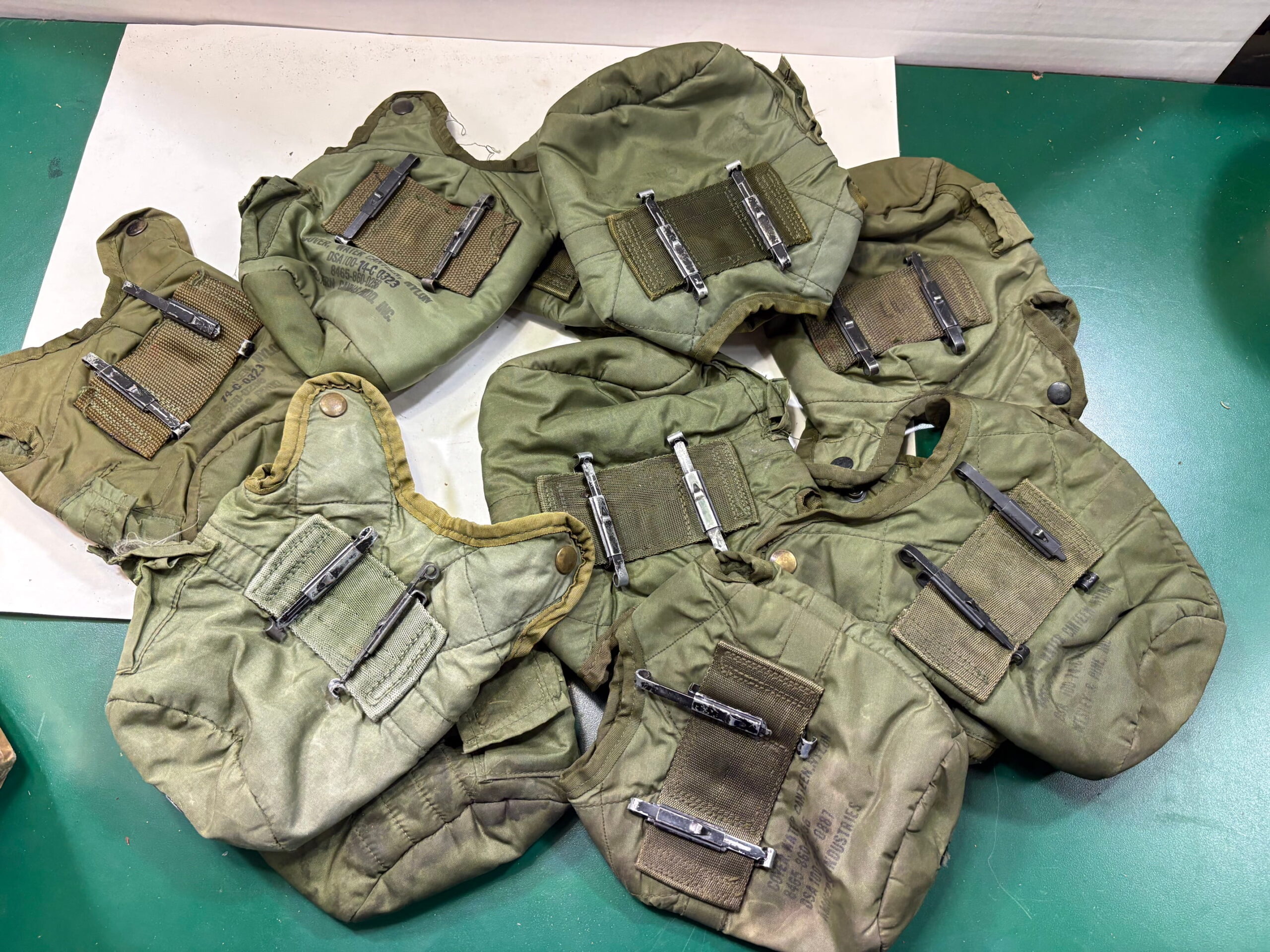 vietnam nylon canteen cover metal snap 70 s dated 1 otg2760 x (1)