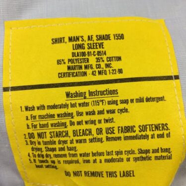 p 45114 usaf blue dress shirt long sleeve clg2768 3