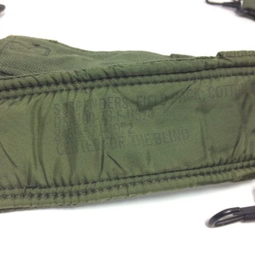 vietnam era m1956 canvas nylon suspenders 73 dated nos bel2809 1