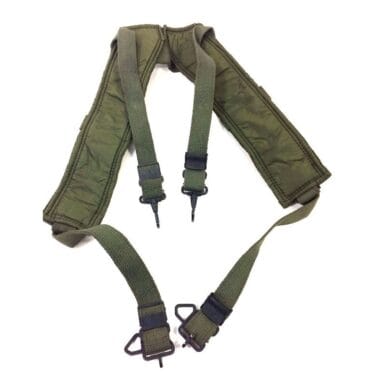 vietnam era m1956 canvas nylon suspenders 73 dated nos bel2809 2