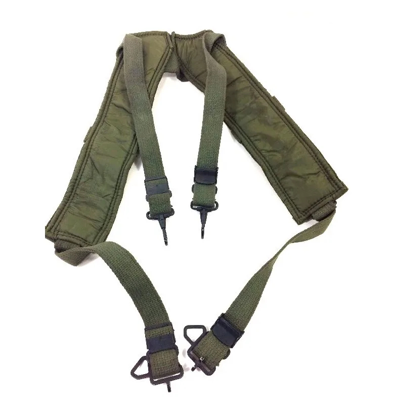 vietnam era m1956 canvas nylon suspenders 73 dated nos bel2809 2
