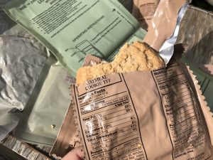 MRE meals ready to eat at military surplus stores