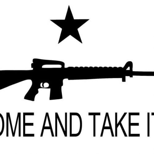 come and take it 3x5 flag nov2814 1 min