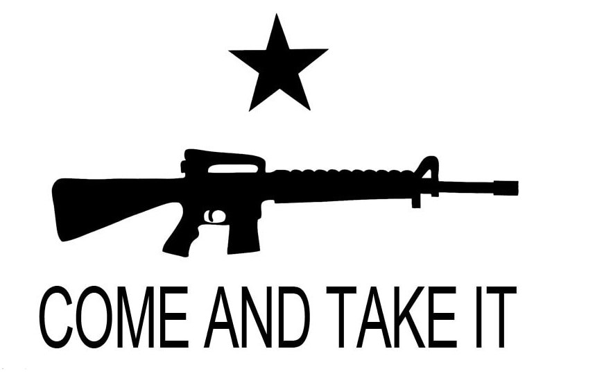 Come and Take It 5' x 3' Flag America United States Military History