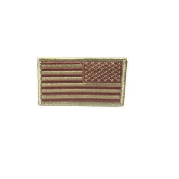 air force spice brown us flag patch reverse ins2849 2