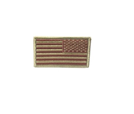 air force spice brown us flag patch reverse ins2849 2