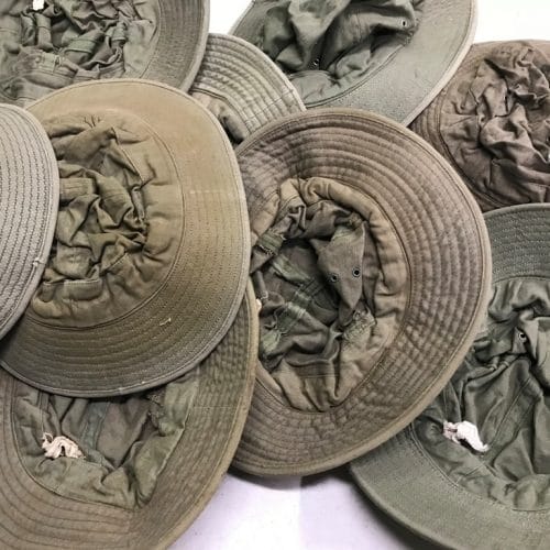 ww2 hbt sun hat used 10 pack hed2851 2
