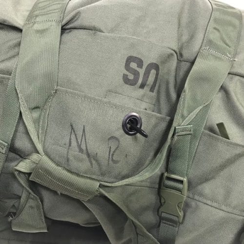 us gi duffle bag zipper style used good condition bag2888 4