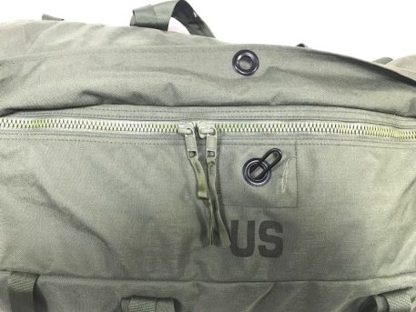 us gi duffle bag zipper style used good condition bag2888 6