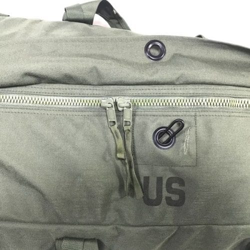 us gi duffle bag zipper style used good condition bag2888 6
