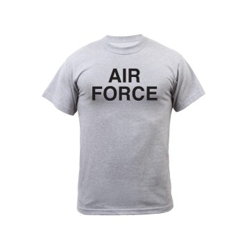 Air Force PT T shirt Grey clg2891