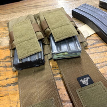 Carbine Smg Double Molle Mag Pouch Coyote M4M14 pch2902 (2)