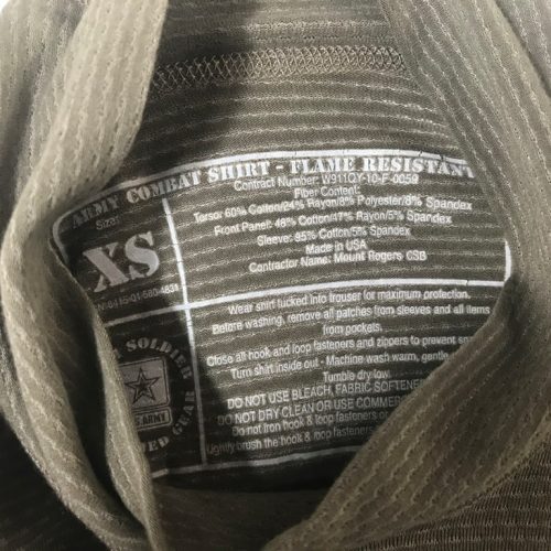 xs multicam combat shirt us issue clg2915 4