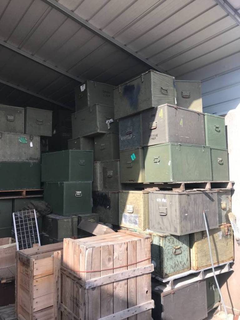 Wood Light Kit Box, Wood Trunk - Omahas Army Navy Surplus