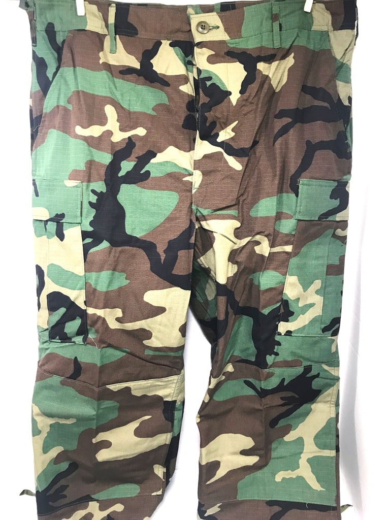 ARMY ISSUE WOODLAND BDU CAMO IMPROVED RAIN TROUSERS PANTS NEW ORC EXTRA EXTRA LG 