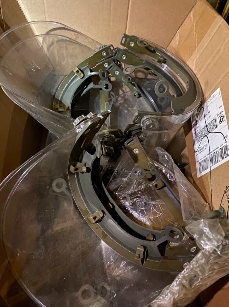Face Shield Assembly Spring Face Shield Assembly for Kevlar Helmet - Omahas Army Navy Surplus
