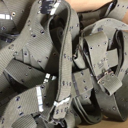 m 1956 cotton pistol belt long exc condition bel2925 4 scaled