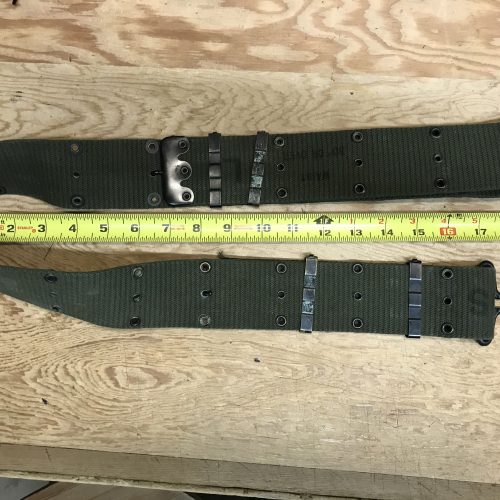 m 1956 cotton pistol belt long exc condition bel2925 7 scaled