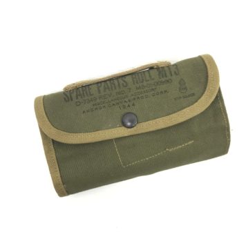 military surplus spare parts canvas roll pouch