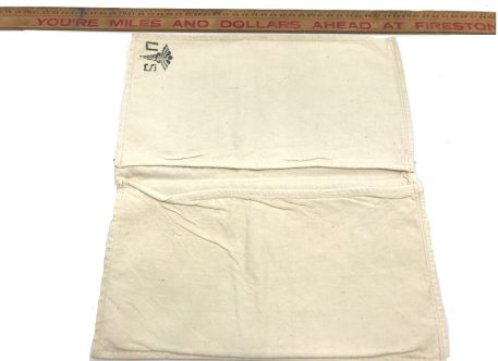white cotton linen 2pkt medical pouch wwii vietnam pch2945 1