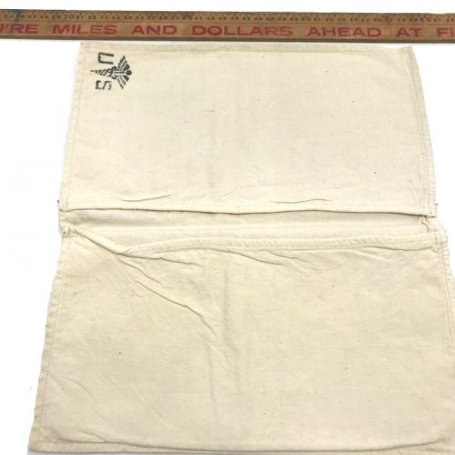 white cotton linen 2pkt medical pouch wwii vietnam pch2945 1