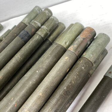 military pup tent poles 6pc set used condition otg2950 2