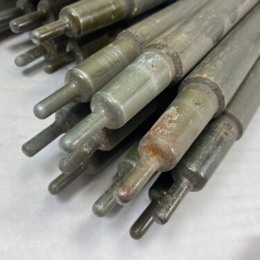 military pup tent poles 6pc set used condition otg2950 5