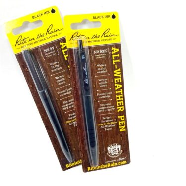 rite in the rain pens black ink msc2597 2