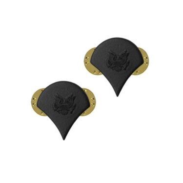 army pin on collar rank e 4 specialist blk ins2972
