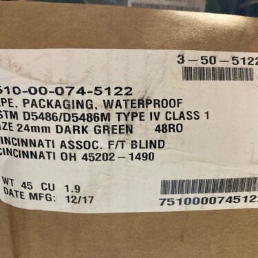 waterproof duct tape dark green 1 x 60yds roll msc2993 (6)