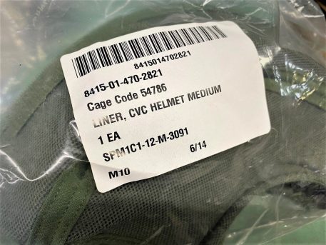 cvc combat vehicle crewman liner new size medium dh 132B hed3001 2