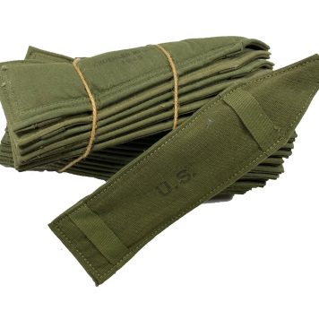olive drab canvas strap pads