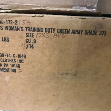 vintage women training shorts 1974 dated clg3021 4